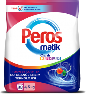 Peros Matik Canlı Renkler Toz Çamaşır Deterjanı 4.5 kg Deterjan kullananlar yorumlar